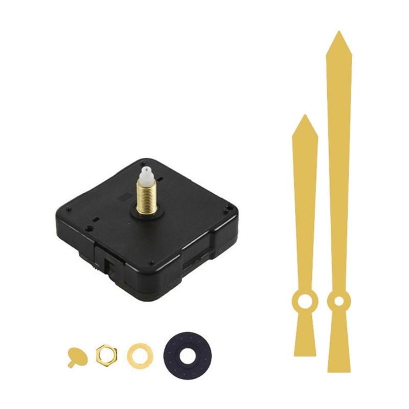 Reliable Quartzs Clock Mechanism Movement Replacement Set Includes Hands And Hardware Part For Easily Home Decoration