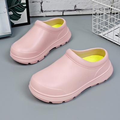 Pantofi casual pentru bărbați, anti-alunecare, rezistenți la uzură, pantofi de plajă de grădină, cupluri ușoare, pantofi de lucru mari, impermeabili, asistentă bucătar bucătar