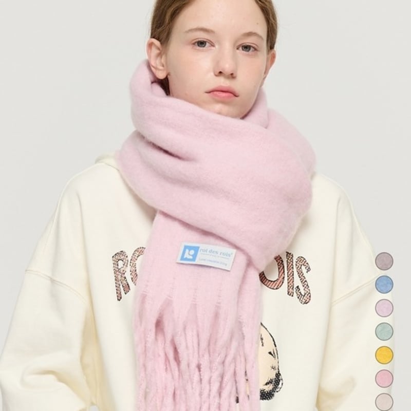 

ROIDESROIS Premier Solid Wide Long Muffler (8 Colors) Sora