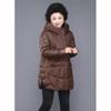 Mother Winter Down Cotton Jacket Coat Thicken Warm Grandma Snow Wear Parkas
