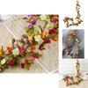 Elegant Autumn Small Peony Ivy Leaf Vine Fake Plant Garland For Home Dcor