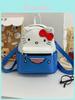 Hello Kitty Mädchen Mini Rucksack Mit Cartoon PU Material Für Lässigen Täglichen Gebrauch
