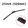 J/U Hook General Purpose Car Wiper Silent Car Front Windshield Wiper Soft Double Rubber Strip Windshield Wiper 18"20"22"24"26"