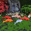 Cartoon Mini Koi Fish Ornament Resin Crafts Small Fish  Statue Kids Gift Carp Figurines  Aquarium
