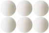 LLB SPORTS Table Tennis Ball Leisure Training 6 Balls White