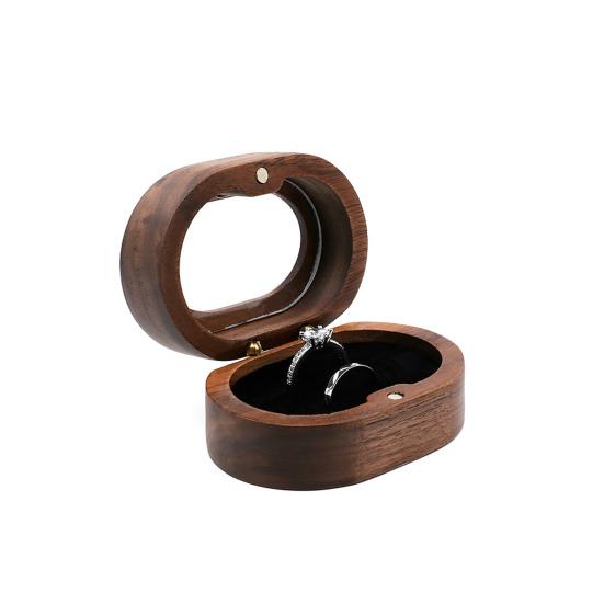 Display Staubdicht Umweltfreundlich Transparent Solide Heiratsantrag Schriftzug Ring Box Ring Box