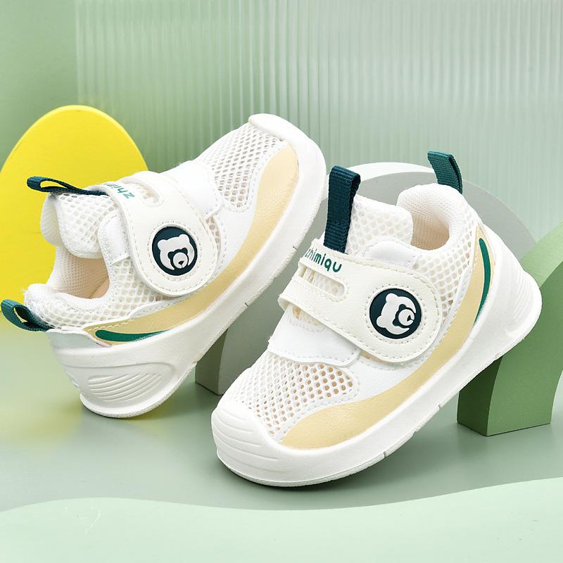 Boys' Sandals, Boys' Summer Learning-to-walk Shoes, 0–1/2 Years Old Infant Anti-slip Soft Sole Mesh Shoes, Girls' Baby Shoes
