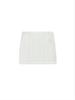 [Matinkim] Mesh Logo Wrap Mini Skirt in White