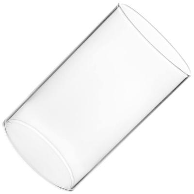 FOMIYES Candle Holder Sleeve, Glass Cylinder Candle Holder, Chimney Tube, Open-Ended Candle Shade, for Home Weddings, Birthdays, and Parties, 10cm