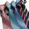 Men Business Tie Lightweight Multipurpose Adjustable Different Patterns Plaid Print Decorative Gentleman Wedding Daily Wear Necktie Clothes Accessory