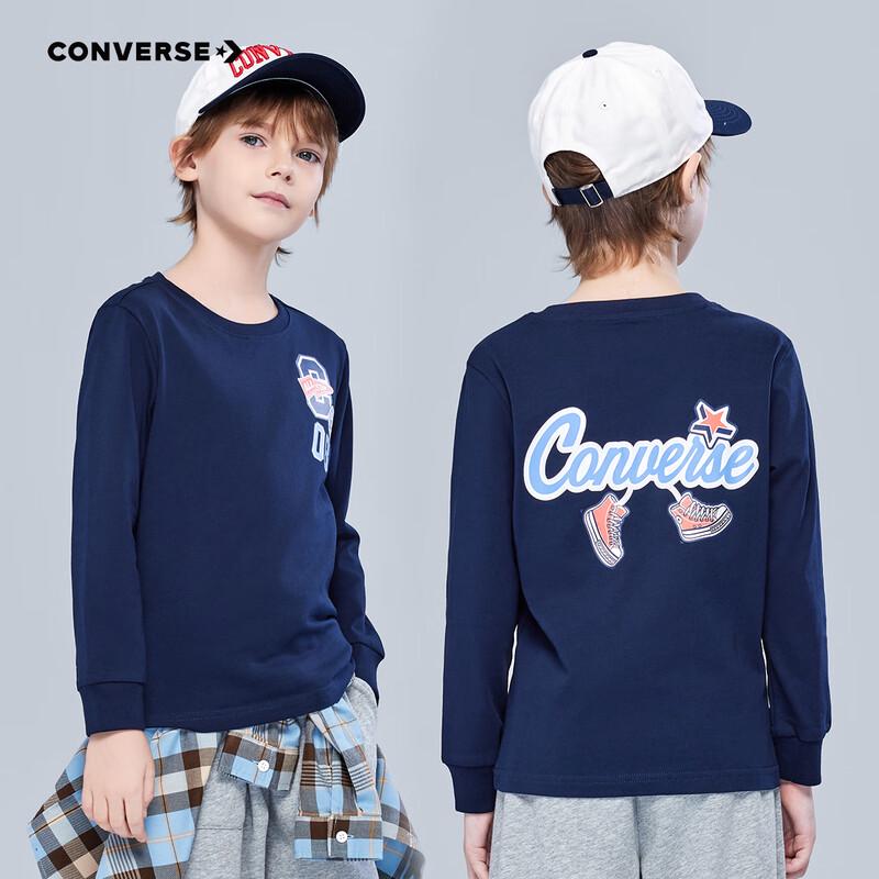 Converse Kids Pure Cotton Printed Long Sleeve T-Shirt