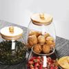 Transparent Airtight Glass Containers Moisture Proof Tea Storage Jar  Coffee Bean Seasoning