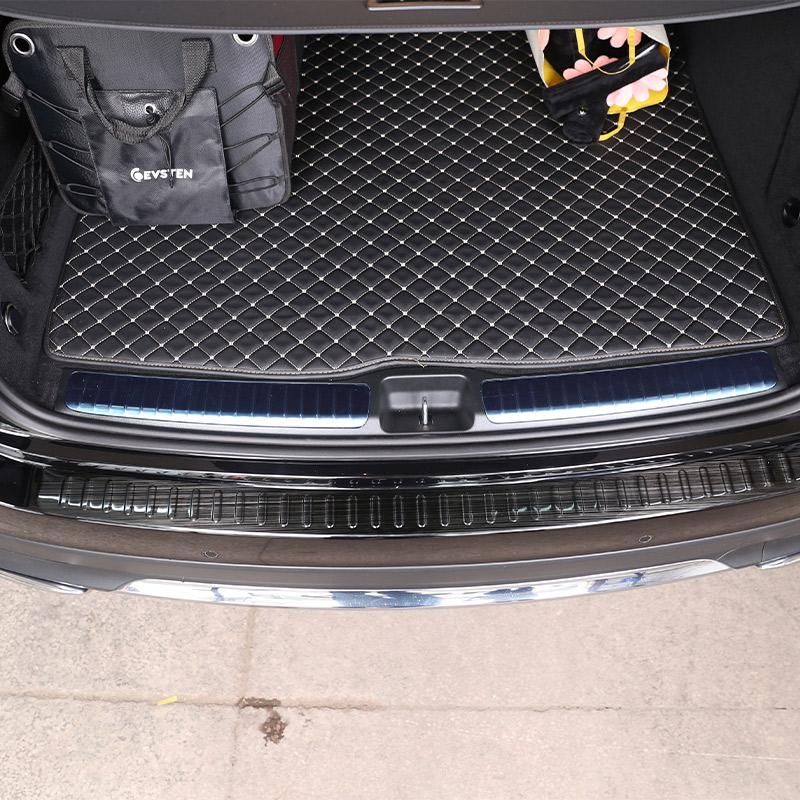 For Mercedes Benz GLE GLS Class W167 X167 2020-2026 Stainless Steel Rear Outside Bumper Protective Cover Trim Car Accessories
