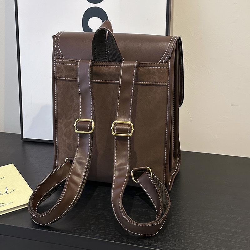 Sac à dos rétro niche style britannique version coréenne ins nouveau sac d'école haut de gamme fille Spice girl sac d'école léger