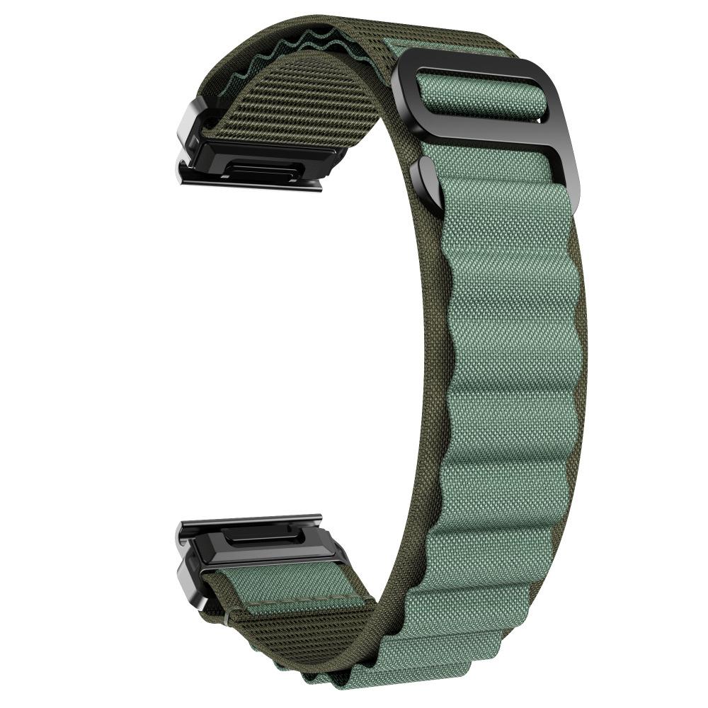 

22 мм 26 мм QuickFit Спортивний нейлоновий ремінець-петля Для Garmin Fenix 7X 7 6X Pro 5Plus 5XPlus/Epix Pro Gen 2 51 мм 47 мм Ремінець для годинника Alpine band QuickFit 22mm зелений