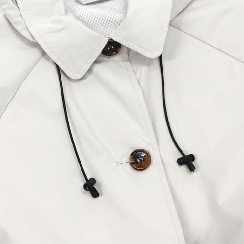 Nifty Colors Peach Drop Sten-Collar Raincoat 6049SD