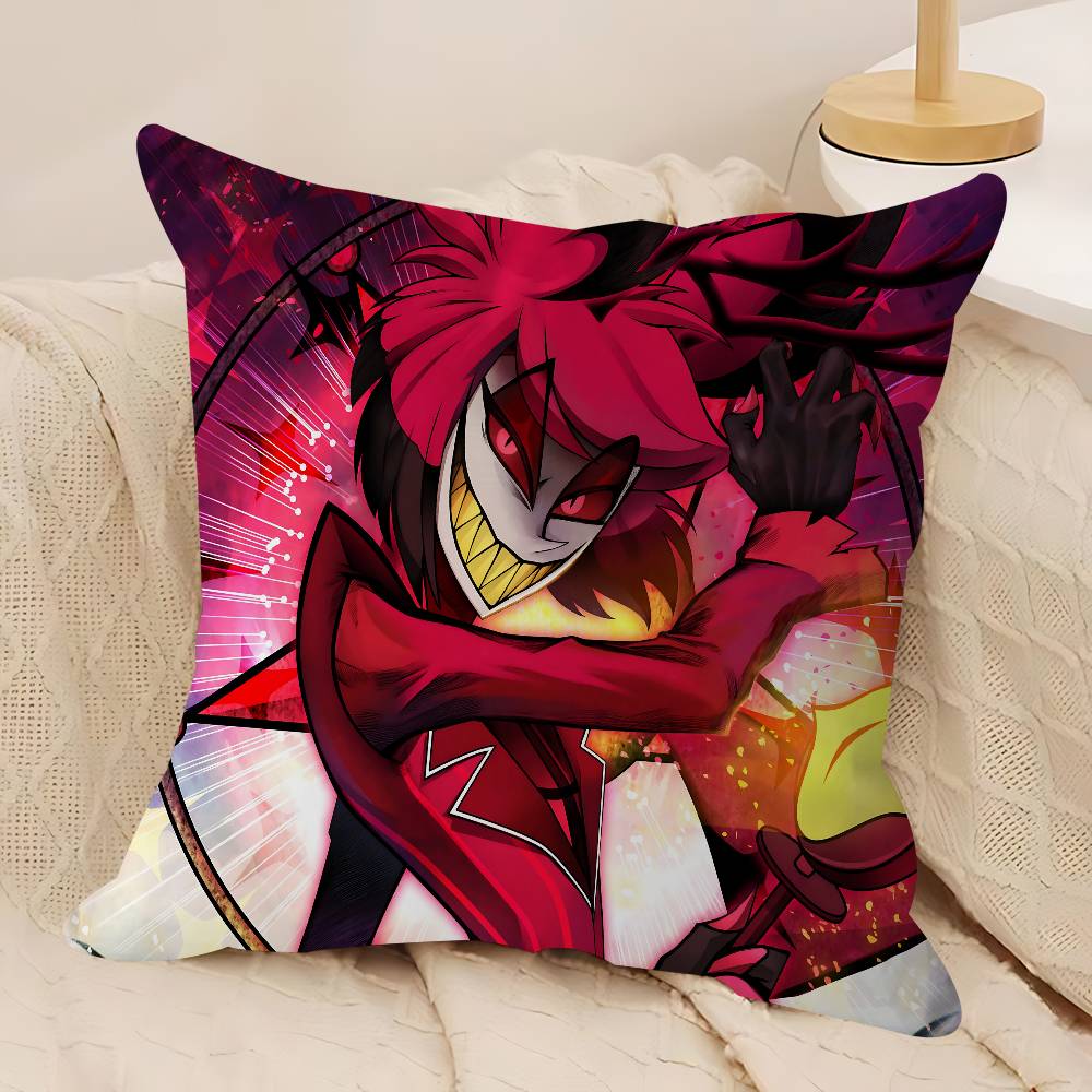 H-Hazbin A-Alastor Poszewka Zdejmowana Zmywalna Poszewka na Poduszkę – Miękka Pościel na Wszystkie Pory Roku