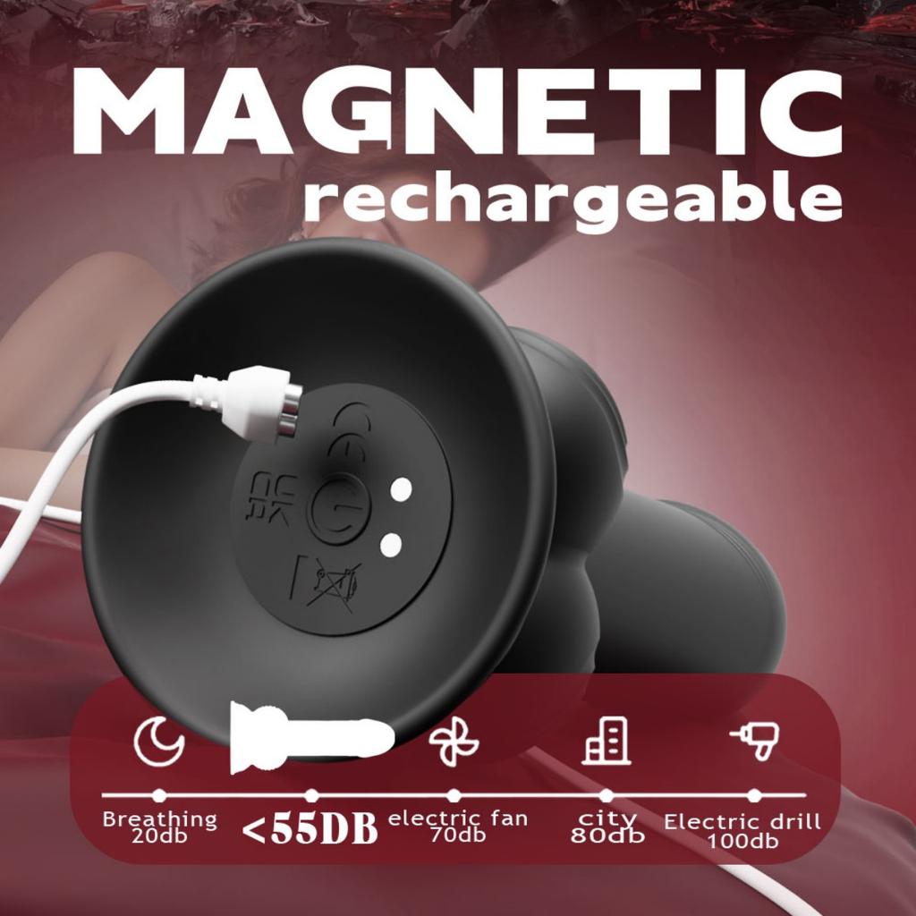 Male Thrusting Prostate Massager Vibrator for Men Gay Anal Plug Telescopic Butt Plug Female Sex Toy Adult Products Anal Vibrator