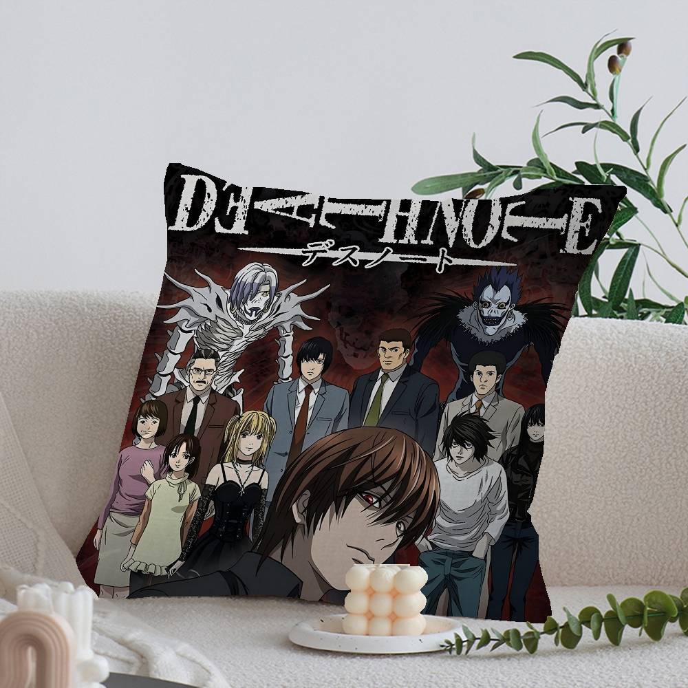 Anime Death Note Stitch Lucky Dragon Pillow Cover Sofa Cushion Cover Home Room Decoration Children Gift