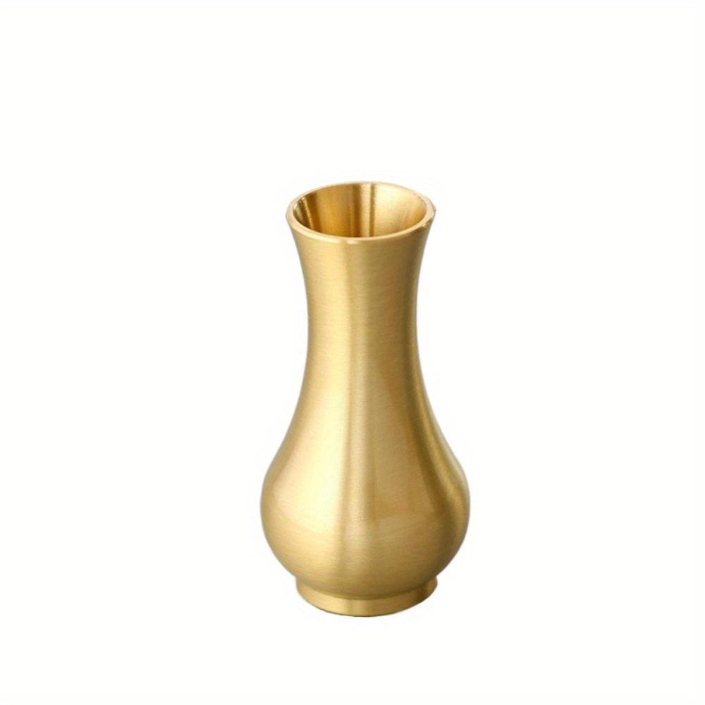 Kupfer Räucherflasche Räuchergefäß Handwerk Bambusvase Räucherflasche Messing Aufbewahrungsflasche Zeremonie Tee Ornamente