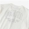 Ganni T3946 135 Butterfly RhineStone Logo Women S Short Sleeve Tee