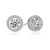 925 Silver Star Stud Earrings AAA Zircon High Quality For Women Earring Wedding Fashion Jewelry Accessories Party Gift