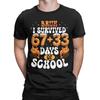 Italian Brainrot 67 Trippi 100 Days of School Men T Shirts  Fun Tees Short Sleeve Round Collar TShirts 100 Cotton 5XL Clothes