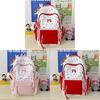 Cartoon Schmetterlingsknoten Rucksack für Mädchen Mit Großer Kapazität Und Druckmuster