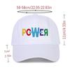 Trendy Colorful Letters Embroidered Cotton Baseball Cap - Unisex Retro Distressed Sports Hat