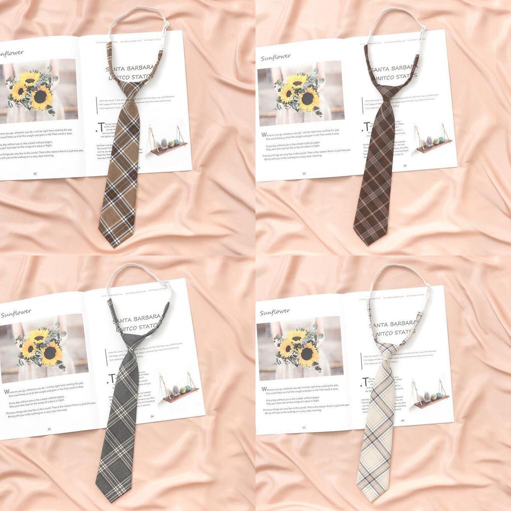 Japanese Striped Tie For Women And Men Polyester School Uniform Accessory