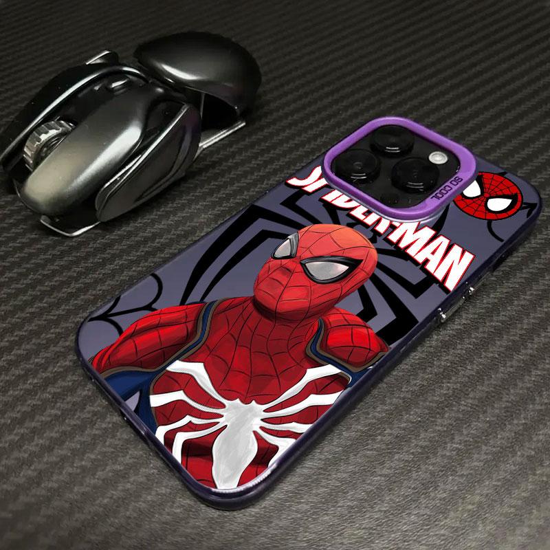 Spiderman Marvel Spider Man Telefoonhoesje Voor iPhone 11 12 13 14 15 16 17 Pro Max 16e 17E 17 Air Plus 13 Mini Schokbestendige Achterkant