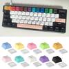 8pcs PBT Blank Keycap Set Cheey Profile PBT+PC 1U Keycaps for Mechanical Keyboards with Durability Classical Color