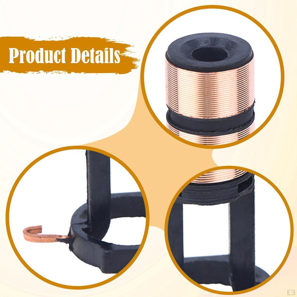 Alternator Brass Head Generator Attachment Auto Part Copper Collector Ring Replacement for Garage