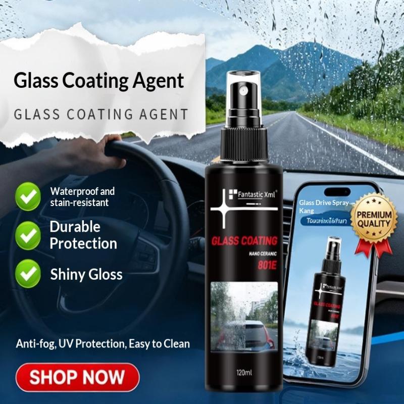 Car Liquid Ceramic Coating Spray For High Gloss Mirror Finish, 120Ml Waterproof Agent