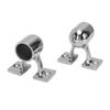 2pcs Boat Hand Rail Fitting 1in OD Tube 90 Degree End Stanchion Marine Railing Support Bracket Hardware