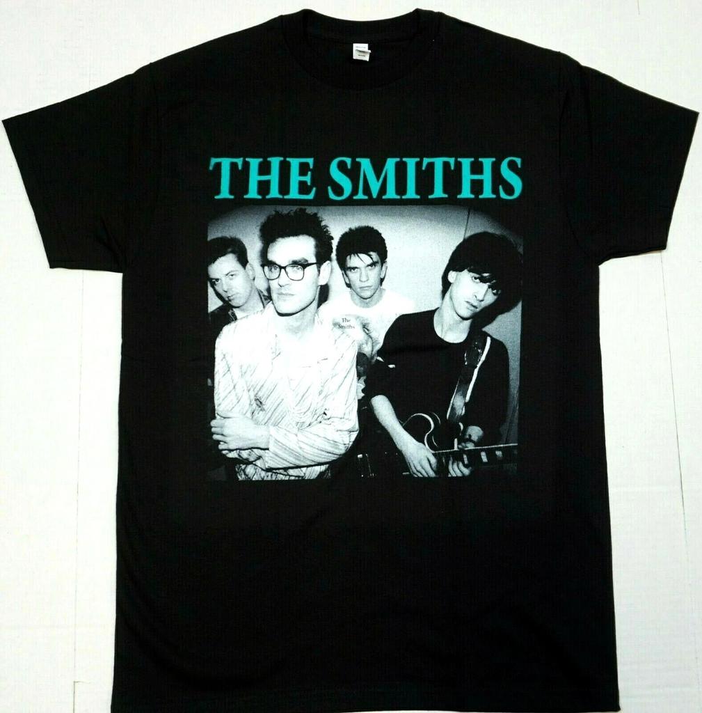 Maglietta SMITHS Morrissey Alt Indie Rock Band Uomo Adulto Nera Nuova