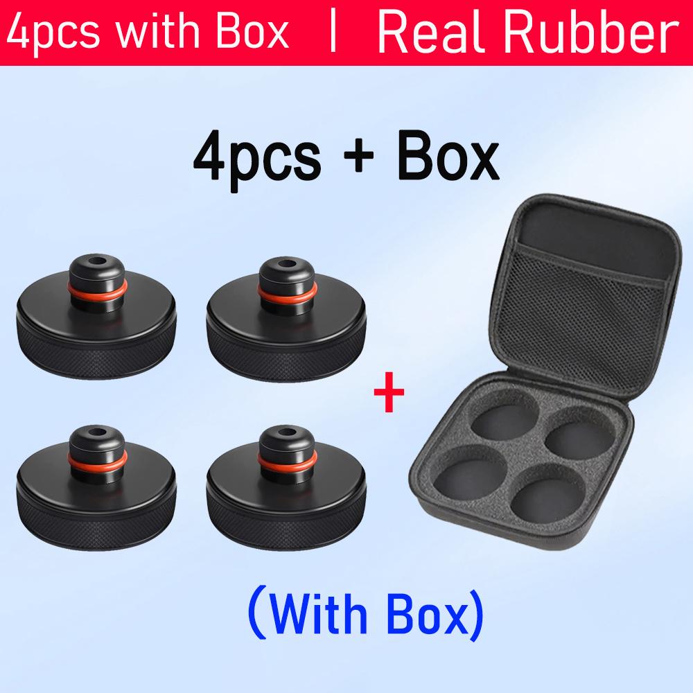 4pcs Lifting Jack Pad for Tesla Model 3/S/X/Y/Y Juniper Heavy Duty Rubber Lift Pucks Accessories for Tesla Vehicles 2013 to 2026