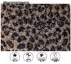 Autumn/Winter Leopard Print A-line High Waist Midi Skirt - Grey/Coffee
