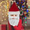 Velour Santa Hat With Plush Beard | Christmas Accessory, Play, Christmas Atmosphere Decoration, Cute Decoration, Christmas Mask