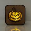 Halloween Night Lights Wooden Pumpkin Lanterns Party Decorations Ornament Scene Atmosphere Arrangement Props