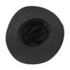 Unisex Panama Silver Silk Shiny Raffia Cowboy Fedora Hat
