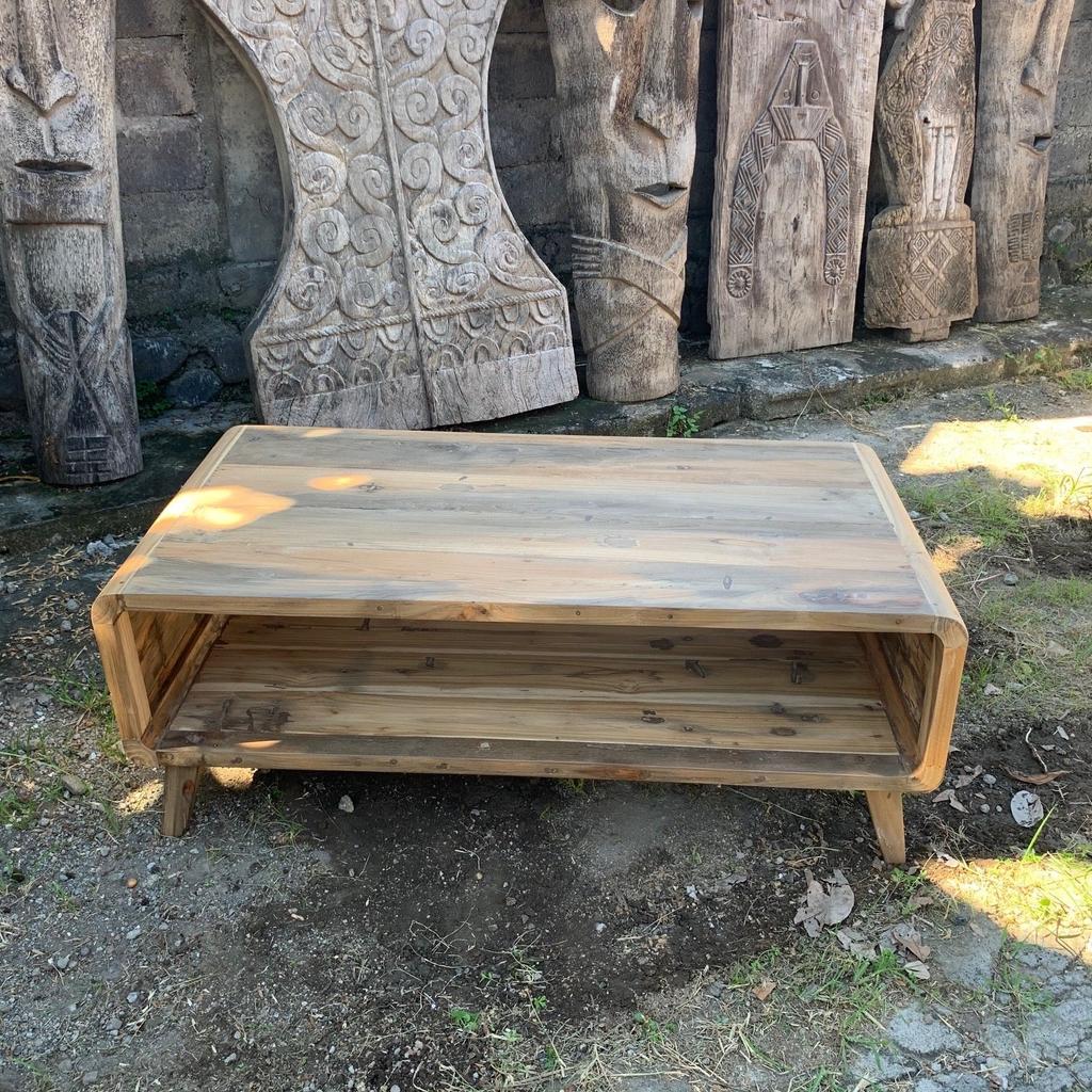 Coffee Table Reclaimed Boat Teak