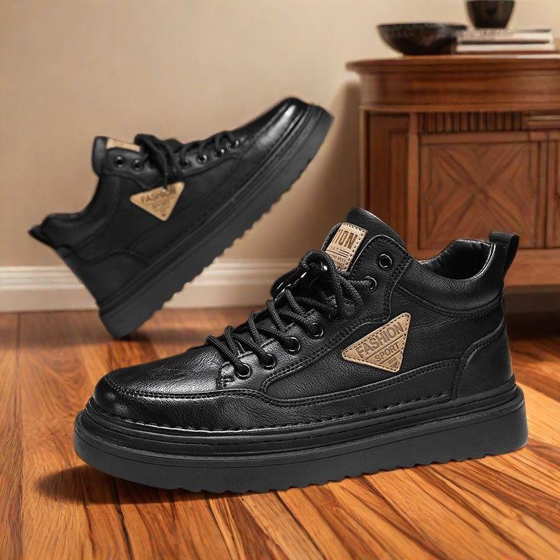 

High-top Martin boots men s 2025 autumn new trendy versatile platform casual leather shoes tooling board shoes trendy shoes men 44