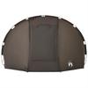 Fishing Tent for 5 Persons Brown Waterproof