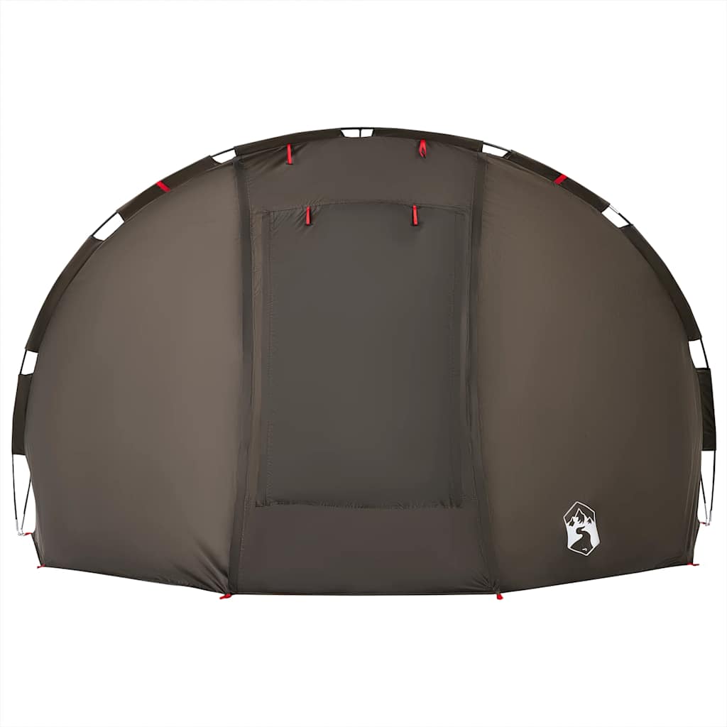 Fishing Tent for 5 Persons Brown Waterproof