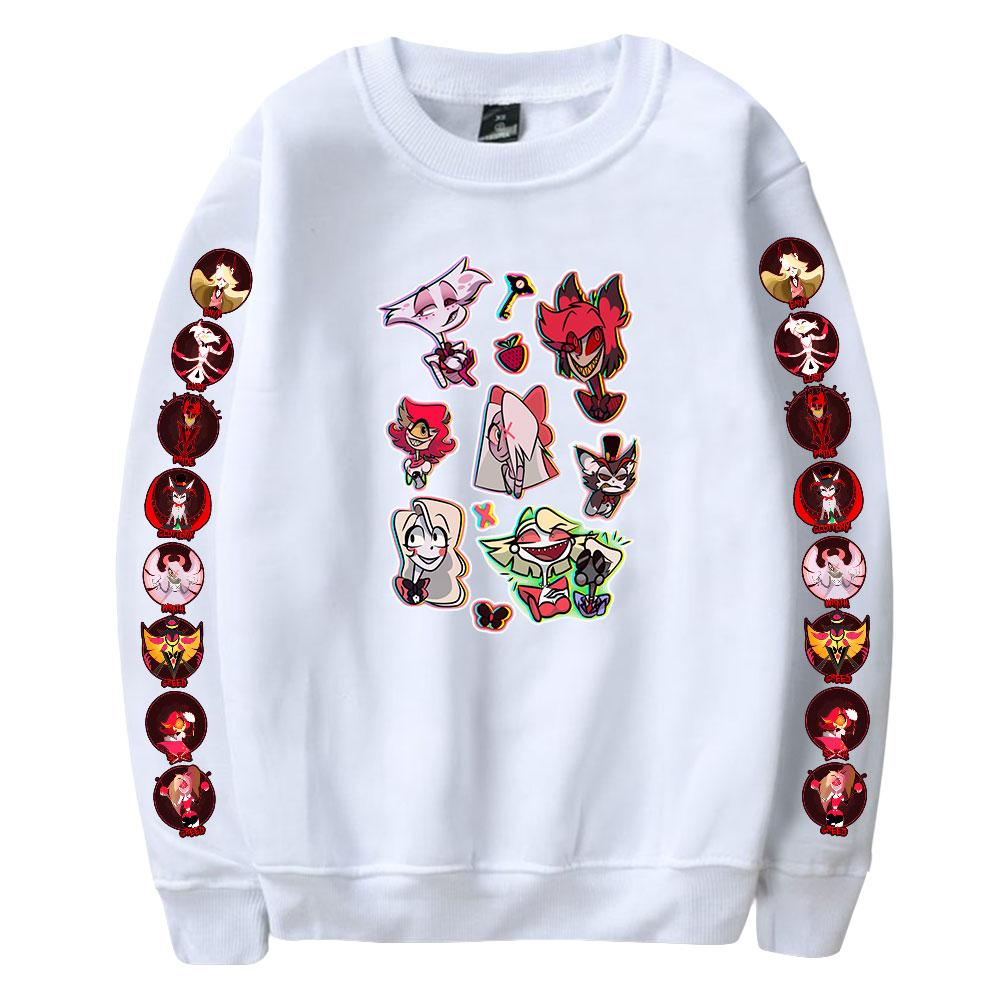 Hazbin Hotel Sweatshirt Men Autumn Fashion Hoodie Women Mens Streetwear Tracksuit Crewneck Sweatshirts