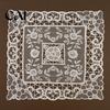 Vintage Floral Lace Placemats Retro Placemat, White Doilies, Embroidered Table Mat, Washable Pads for Small Tables Sheer Mesh Doily Tea Cup,