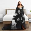 Kpop-Gruppe Lngshot Decke Warm Gemütlich Flauschig Überwurfdecken für Sofa 50x60 Zoll Mehrere Größen Tagesdecken