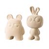 Creative Ceramic Ornaments Cartoon Rabbit Statue Angry Bears Figurine Abstract Feet Sculpture Stylish Home Décor Desk Decoration