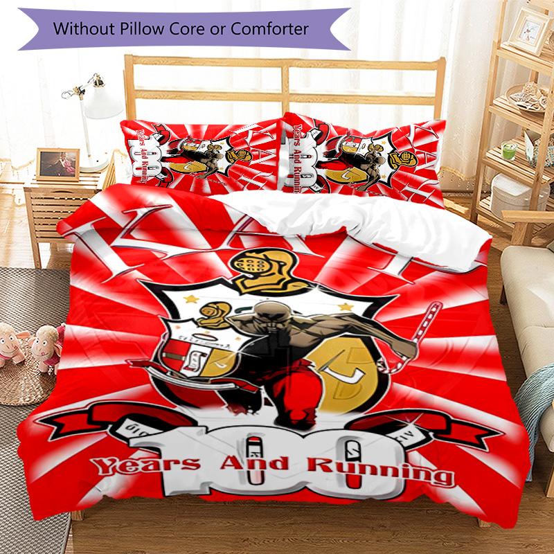 3pcs Kappa Alpha Psi pattern bedding set duvet cover set includes duvet cover &pillowcases, perfect all season bedroom decoration & gift
